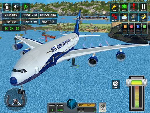 Spēle Passenger Airplane: Flight 3D — bezmaksas online spēle