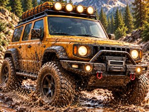 Mud Trails 4×4 Jeep Game